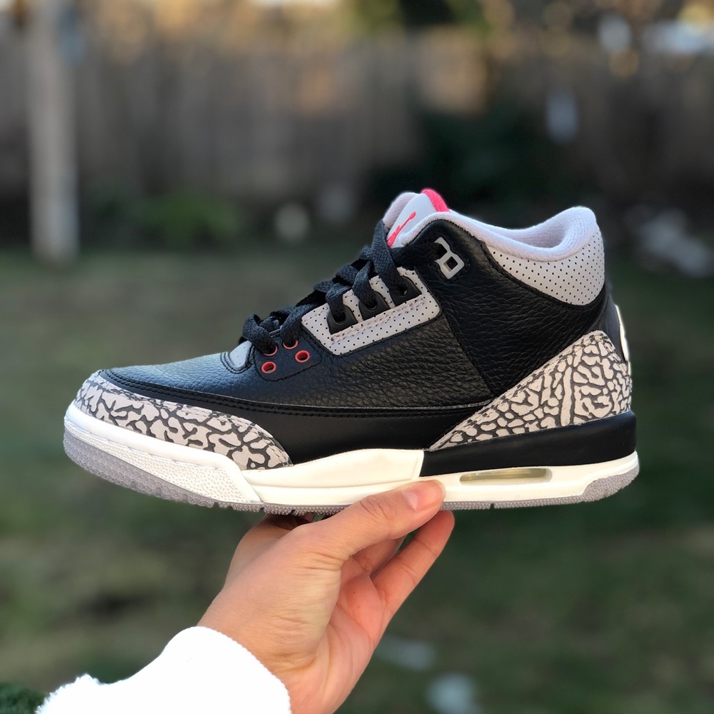 Jordan 3 Retro Black Cement GS